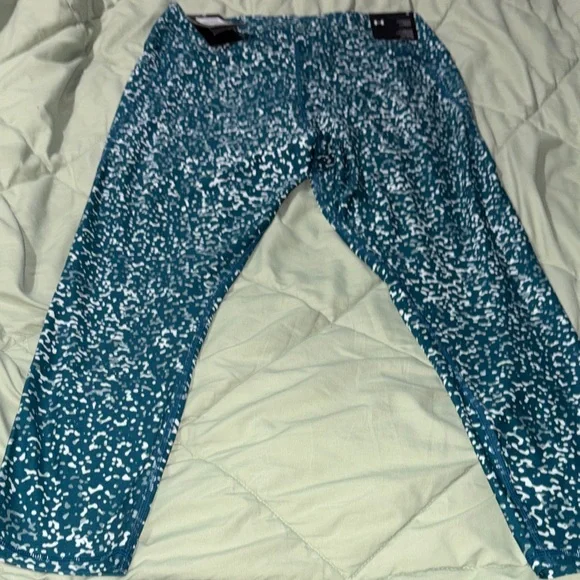 Under Armour Teal and White Speckled Performance Jeggings - Picture 9 of 9